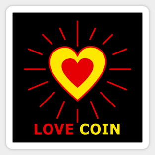 Love Coin Sticker